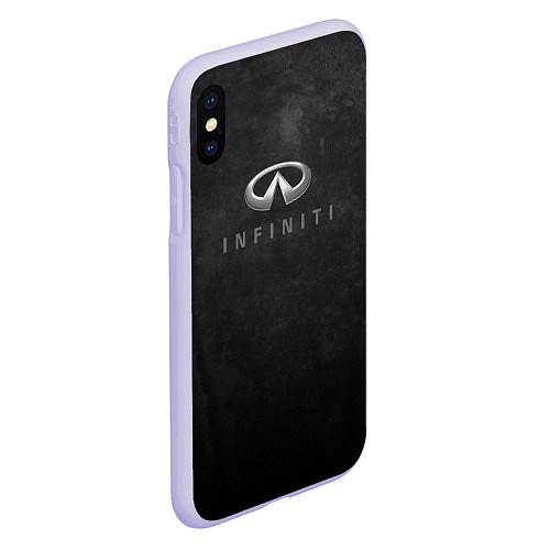 Чехол iPhone XS Max матовый Infinity 2020 / 3D-Светло-сиреневый – фото 2
