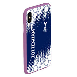 Чехол iPhone XS Max матовый TOTTENHAM HOTSPUR Тоттенхэм, цвет: 3D-фиолетовый — фото 2