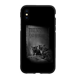 Чехол iPhone XS Max матовый The Master and Margarita, цвет: 3D-черный