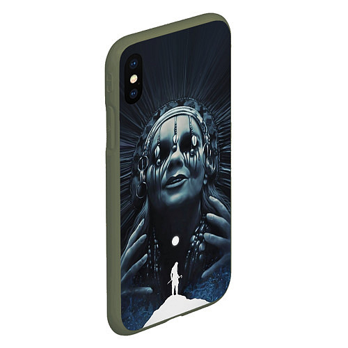 Чехол iPhone XS Max матовый Poster The Northman / 3D-Темно-зеленый – фото 2