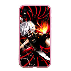 Чехол iPhone XS Max матовый Tokyo Ghoul Токийский Гуль Red Snake