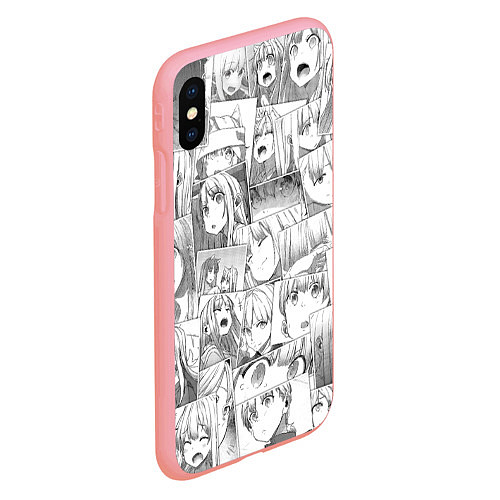 Чехол iPhone XS Max матовый Волчица и пряности pattern / 3D-Баблгам – фото 2