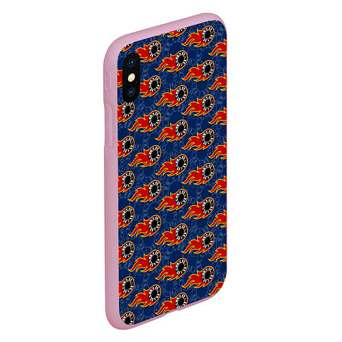 Чехол iPhone XS Max матовый Фишки, Ставки, Покер / 3D-Розовый – фото 2