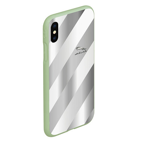 Чехол iPhone XS Max матовый JAGUR / 3D-Салатовый – фото 2