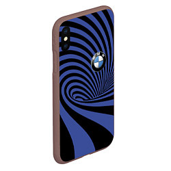 Чехол iPhone XS Max матовый BMW Pattern Germany, цвет: 3D-коричневый — фото 2