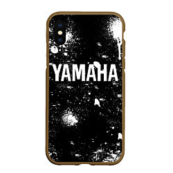 Чехол iPhone XS Max матовый YAMAHA - БРЫЗГИ