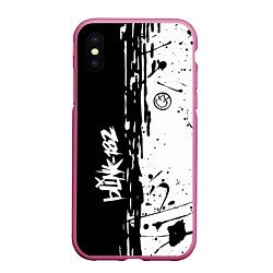 Чехол iPhone XS Max матовый Blink 182 БРЫЗГИ
