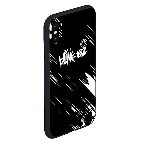 Чехол iPhone XS Max матовый Blink-182 блинк-182 / 3D-Черный – фото 2