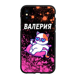 Чехол iPhone XS Max матовый Валерия КОШЕЧКА Арт