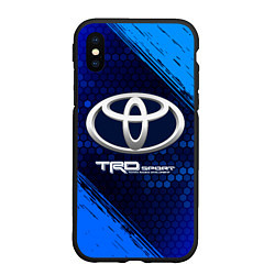 Чехол iPhone XS Max матовый ТОЙОТА TRD SPORT - Краска 9, цвет: 3D-черный