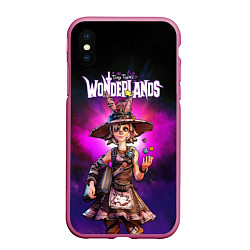 Чехол iPhone XS Max матовый Tiny Tinas Wonderlands Tina, цвет: 3D-малиновый