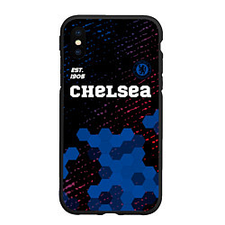 Чехол iPhone XS Max матовый CHELSEA Chelsea Est 1905 Графика