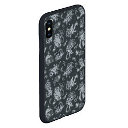 Чехол iPhone XS Max матовый Морские Котики: Черный, цвет: 3D-черный — фото 2