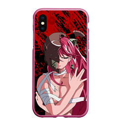 Чехол iPhone XS Max матовый Elfen Lied 3D