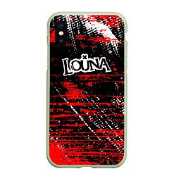 Чехол iPhone XS Max матовый Louna краски
