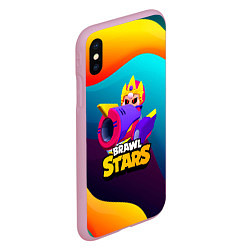 Чехол iPhone XS Max матовый BrawlStars Bonny, цвет: 3D-розовый — фото 2