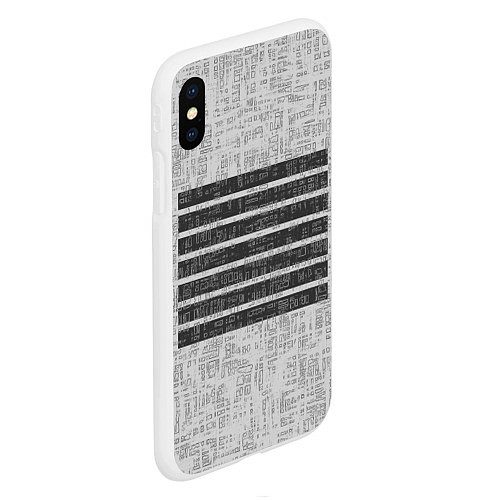 Чехол iPhone XS Max матовый Город Коллекция Get inspired! 119-9-32-f2i-sq / 3D-Белый – фото 2