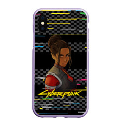 Чехол iPhone XS Max матовый Cyberpunk2077 Panam