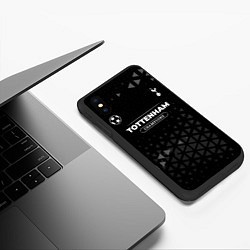 Чехол iPhone XS Max матовый Tottenham Форма Champions, цвет: 3D-черный — фото 2