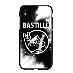 Чехол iPhone XS Max матовый Bastille - КОТ - Краска, цвет: 3D-черный