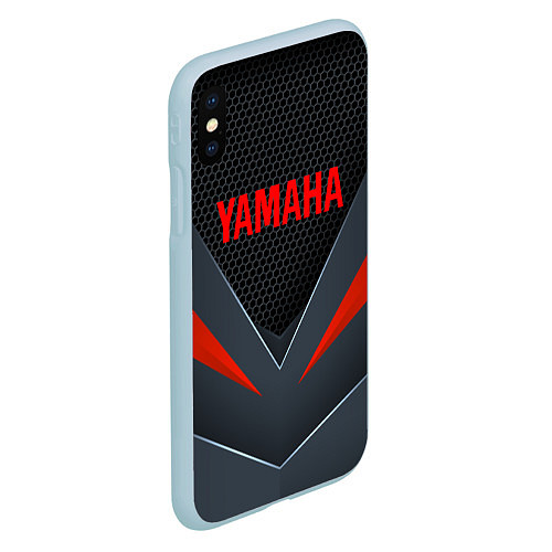 Чехол iPhone XS Max матовый YAMAHA ТЕХНОЛОГИЧЕСКАЯ БРОНЯ / 3D-Голубой – фото 2