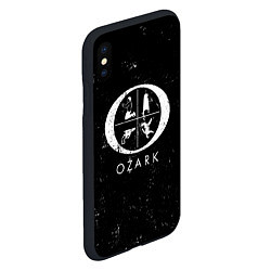 Чехол iPhone XS Max матовый Symbols Ozark, цвет: 3D-черный — фото 2