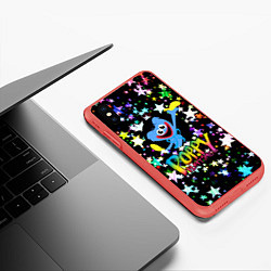 Чехол iPhone XS Max матовый POPPY PLAYTIME HAGGY WAGGY ХАГГИ ВАГГИ ЗВЕЗДЫ, цвет: 3D-красный — фото 2
