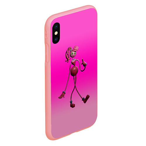 Чехол iPhone XS Max матовый POPPY PLAYTIME МАМА ДЛИННЫЕ НОГИ / 3D-Баблгам – фото 2