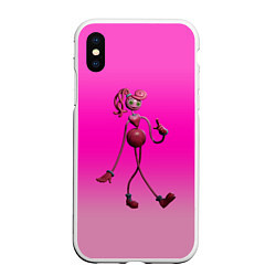 Чехол iPhone XS Max матовый POPPY PLAYTIME МАМА ДЛИННЫЕ НОГИ