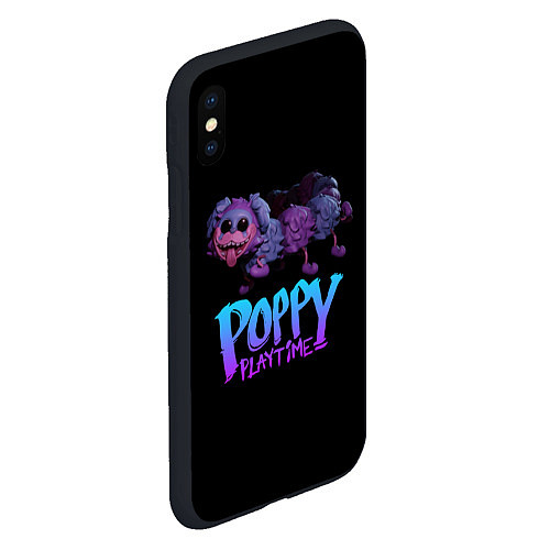 Чехол iPhone XS Max матовый POPPY PLAYTIME PJ Pug-a-Pillar / 3D-Черный – фото 2