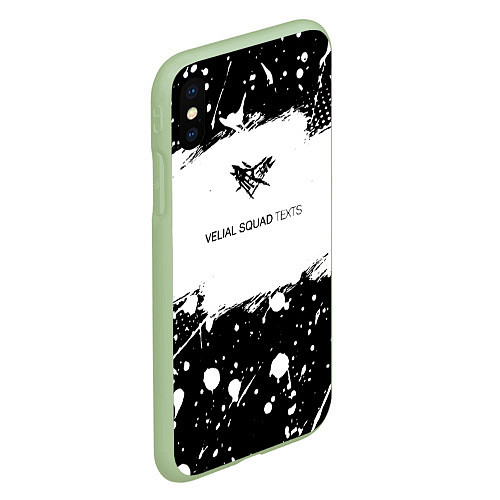 Чехол iPhone XS Max матовый Велиал сквад / 3D-Салатовый – фото 2