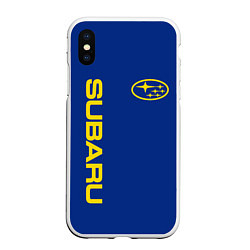 Чехол iPhone XS Max матовый SUBARU-СУБАРУ Классические цвета