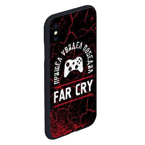 Чехол iPhone XS Max матовый Far Cry Победил / 3D-Черный – фото 2