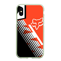 Чехол iPhone XS Max матовый FOX X KTM Сollaboration