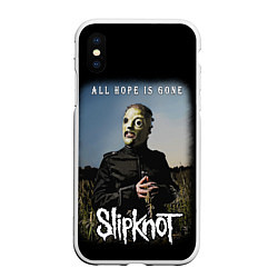 Чехол iPhone XS Max матовый SLIPKNOT - All Hope Is Gone Iowa 2008