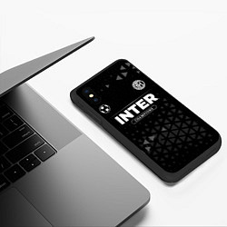 Чехол iPhone XS Max матовый Inter Форма Champions, цвет: 3D-черный — фото 2