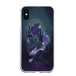 Чехол iPhone XS Max матовый Darker than black арт