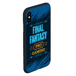 Чехол iPhone XS Max матовый Игра Final Fantasy: PRO Gaming, цвет: 3D-черный — фото 2