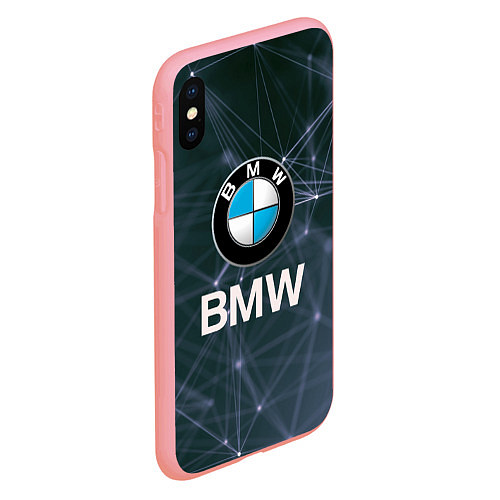 Чехол iPhone XS Max матовый БМВ - BMW Абстракция / 3D-Баблгам – фото 2