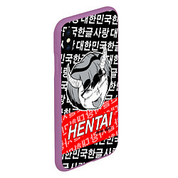 Чехол iPhone XS Max матовый HENTAI AHEGAO ХЕНТАЙ АХЭГАО, цвет: 3D-фиолетовый — фото 2