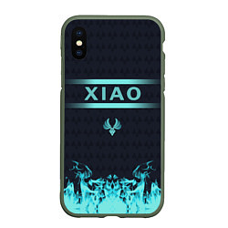Чехол iPhone XS Max матовый Сяо Xiao Elements Genshin Impact