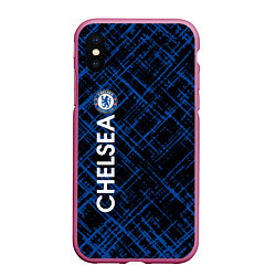 Чехол iPhone XS Max матовый Челси footbal club