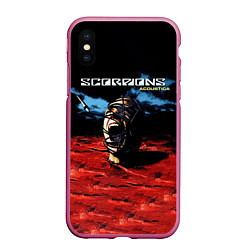 Чехол iPhone XS Max матовый Acoustica - Scorpions