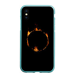 Чехол iPhone XS Max матовый Знак тьмы из Dark Souls