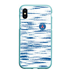 Чехол iPhone XS Max матовый Psg маленькое лого