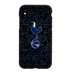 Чехол iPhone XS Max матовый TOTTENHAM HOTSPUR Звезды, цвет: 3D-черный