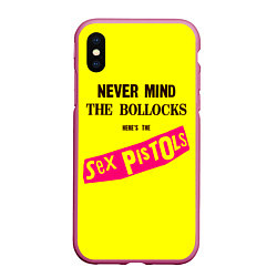 Чехол iPhone XS Max матовый Never Mind the Bollocks, Heres the Sex Pistols