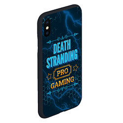 Чехол iPhone XS Max матовый Игра Death Stranding: PRO Gaming, цвет: 3D-черный — фото 2