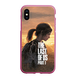 Чехол iPhone XS Max матовый Элли и Джоэл TLOU part 1 Remake