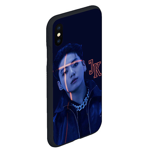 Чехол iPhone XS Max матовый JUNGKOOK PROOF BTS / 3D-Черный – фото 2